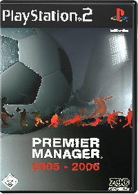 Premier Manager 2005-2006 PAL Playstation 2 PAL box art